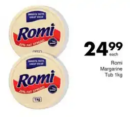 Save Romi Margarine Tub offer