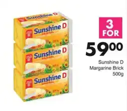 Save Sunshine D Margarine Brick offer