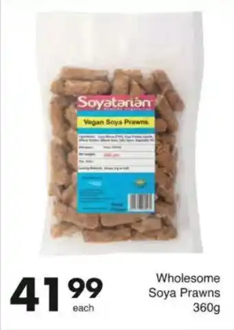 Save Wholesome Soya Prawns offer