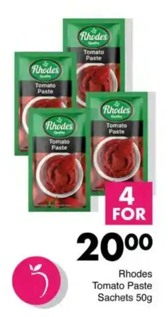 Save Rhodes Tomato Paste Sachets offer