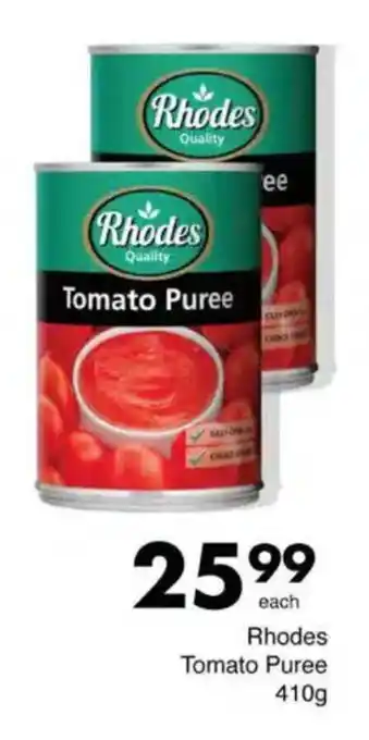 Save Rhodes Tomato Puree offer