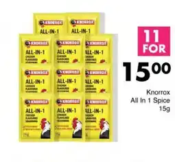 Save Knorrox All In 1 Spice offer