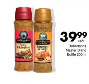 Save Robertsons Master Blend Bottle offer