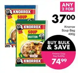 Save Knorrox Soup Bag offer