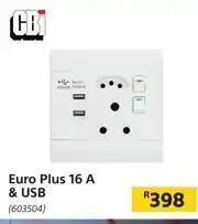 Builders Warehouse CBi Euro Plus 16 A & USB offer