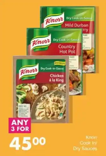 Save Knorr Cook In/ Dry Sauces offer