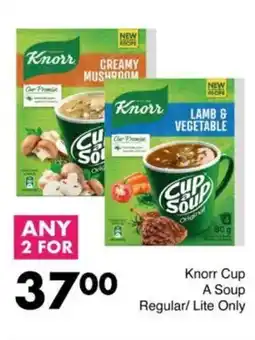 Save Knorr Cup A Soup Regular/Lite Only offer