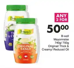 Save B-well Mayonnaise Original/ Thick & Creamy/Reduced Oil offer