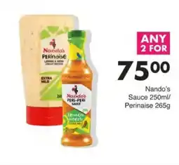 Save Nando's Sauce/ Perinaise offer