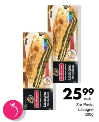 Save Zar Pasta Lasagne offer