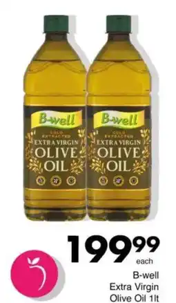 Save B-well Extra Virgin Olive Oil offer