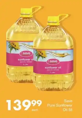 Save Save Pure Sunflower Oil offer