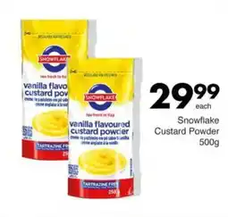 Save Snowflake Custard Powder offer