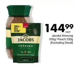 Save Jacobs Kronung/ Pouch (Excluding Decaf) offer