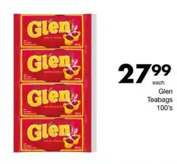 Save Glen Teabags offer