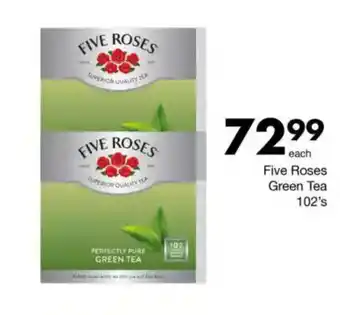 Save Five Roses Green Tea offer