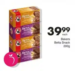 Save Bakers Betta Snack offer