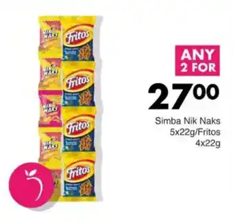 Save Simba Nik Naks/ Fritos offer