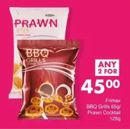 Save Frimax BBQ Grills/ Prawn Cocktail offer