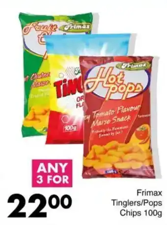 Save Frimax Tinglers/Pops Chips offer