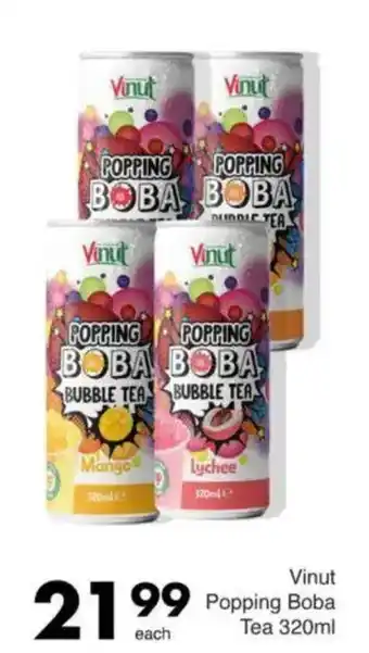 Save Vinut Popping Boba Tea offer