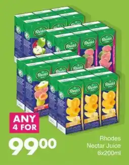 Save Rhodes Nectar Juice offer