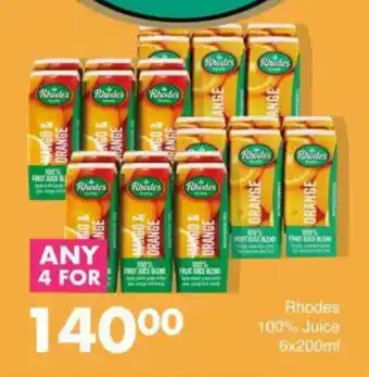 Save Rhodes 100% Juice offer