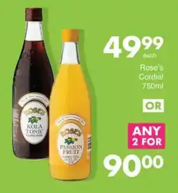 Save Rose's Cordial offer