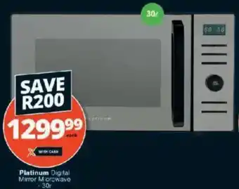 Checkers Platinum Digital Mirror Microwave offer