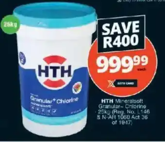 Checkers HTH Mineralsoft Granular+ Chlorine offer