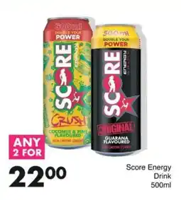 Save Score Energy Drink offer