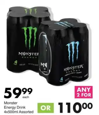 Save Monster Energy Drink l Assorted offer