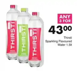 Save Thirsti Sparkling Flavoured Water offer