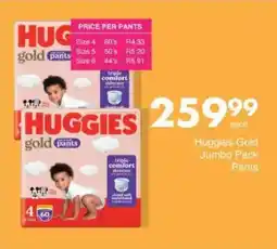 Save Huggies Gold Jumbo Pack Pants offer