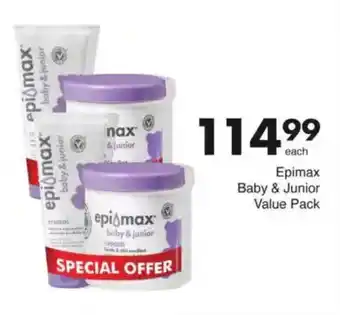 Save Epimax Baby & Junior Value Pack offer