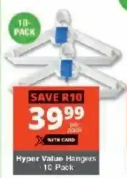 Checkers Hyper Value Hangers offer