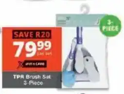 Checkers TPR Brush Set offer