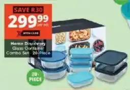 Checkers Home Discovery Glass Container Combo Set offer