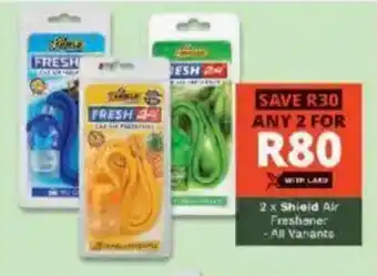 Checkers Shield Air Freshener offer