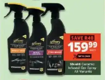 Checkers Shield Ceramic Infused Car Spray offer