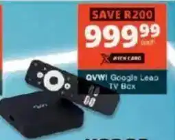 Checkers QVWI Google Leap TV Box offer