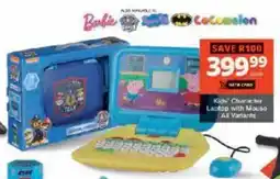 Checkers Kids Character Laptop with Mouse All Variants offer