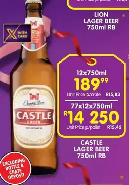 Shoprite Liquor Castle lager beer rb offer