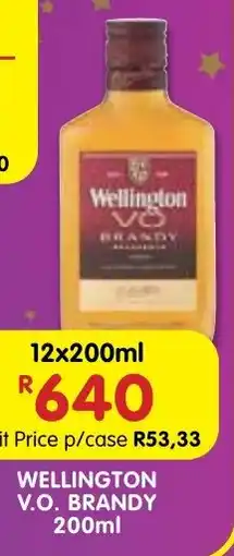 Shoprite Liquor Wellington v.o. brandy offer