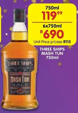 Shoprite Liquor Three ships mash tun offer