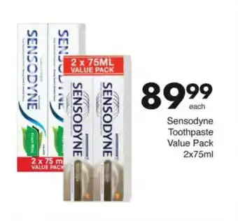 Save Sensodyne Toothpaste Value Pack offer