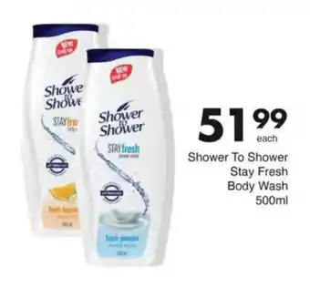 Save Shower To Shower Stay Fresh Body Wash offer