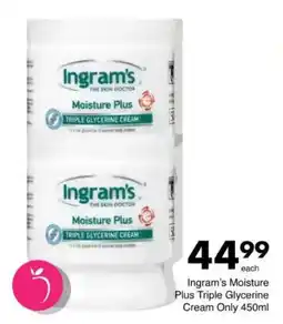 Save Ingram's Moisture Plus Triple Glycerine Cream Only offer