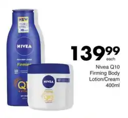 Save Nivea Q10 Firming Body Lotion/Cream offer