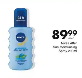 Save Nivea After Sun Moisturising Spray offer